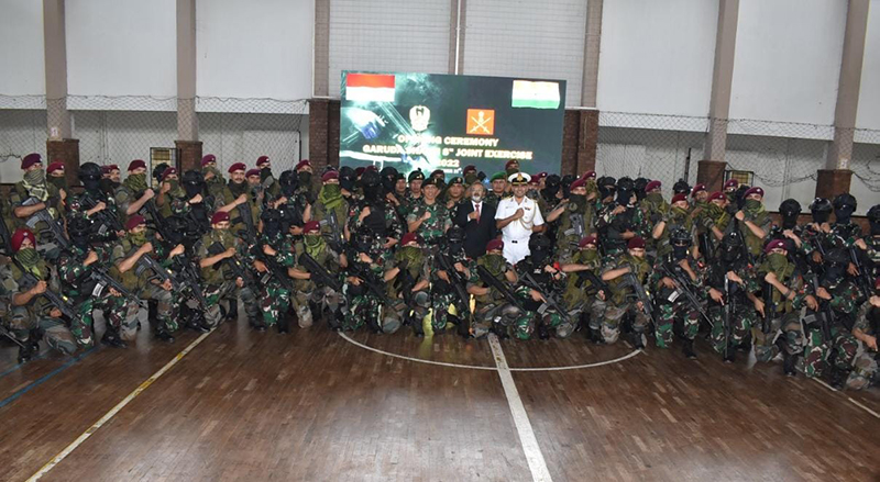 Indian Special Forces troops engage in Garuda Shakti exercise with Indonesian counterpart