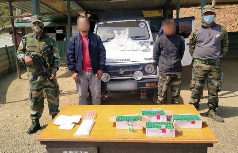 Assam Rifles foils smuggling of COVID-19 vaccines and test kits to Myanmar