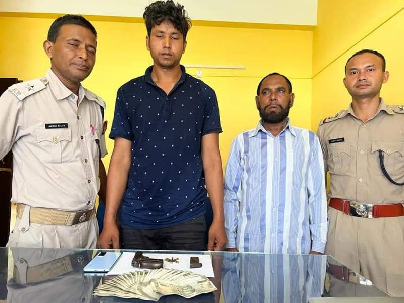 Police arrest two persons along with arms-ammunition in Assam's Karimganj