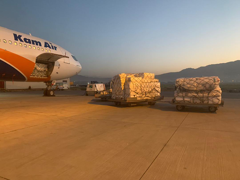 India's another earthquake relief assistance reaches Kabul