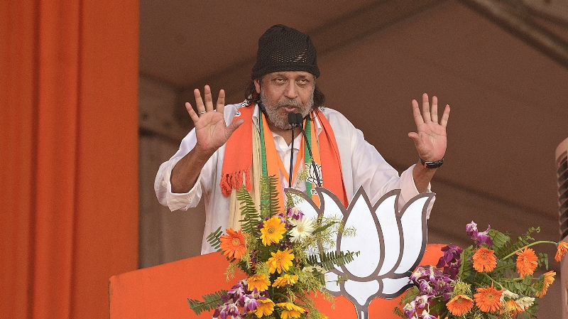 Bengal bypolls: Mithun Chakraborty urges Asansol people to vote in favour of BJP candidate Agnimitra Paul