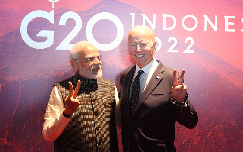 Narendra Modi meets Joe Biden, Widodo on margins of G20 Summit