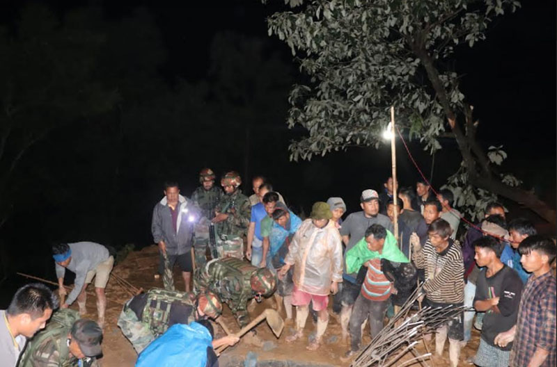 Security forces launch disaster relief operations in Assam's Dima Hasao