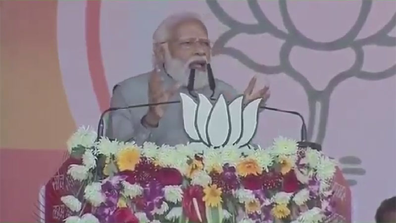 Only double engine govt can ensure UP's development: Modi