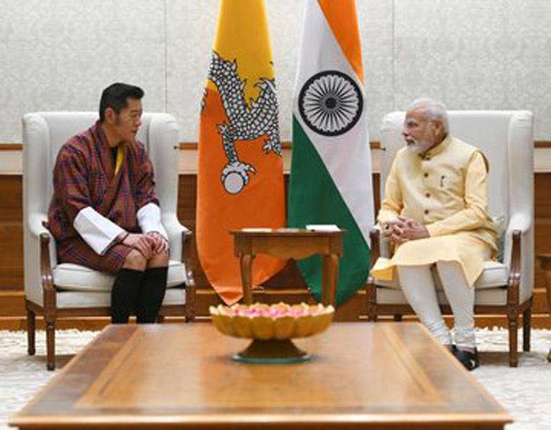 Prime Minister Narendra Modi meets King of Bhutan Jigme Khesar Namgyel Wangchuck