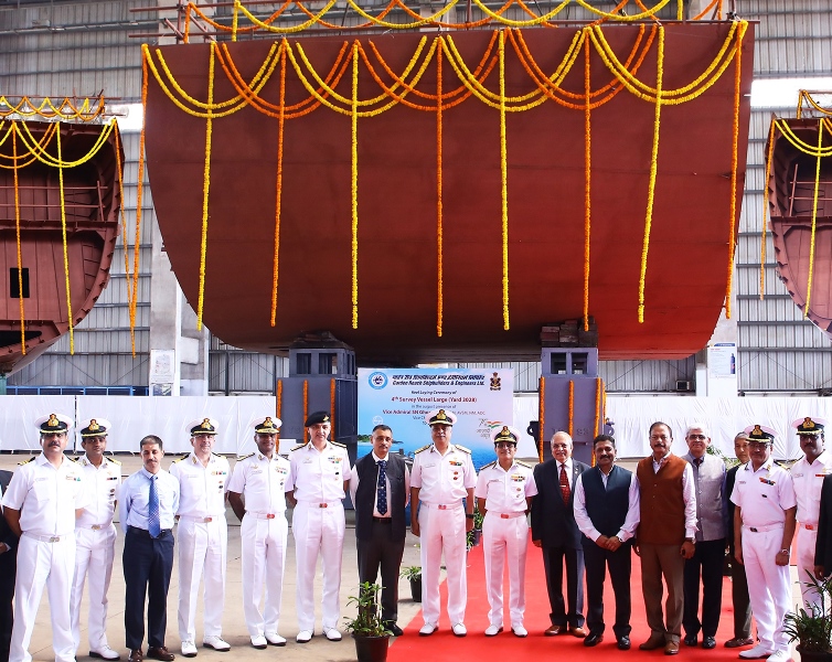 Kolkata-based shipbuilder achieves rare feat by laying keels of three ships concurrently