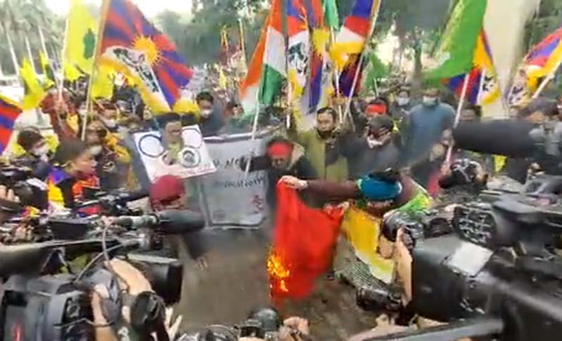 Beijing Olympics: Tibetans demonstrate against China in New Delhi