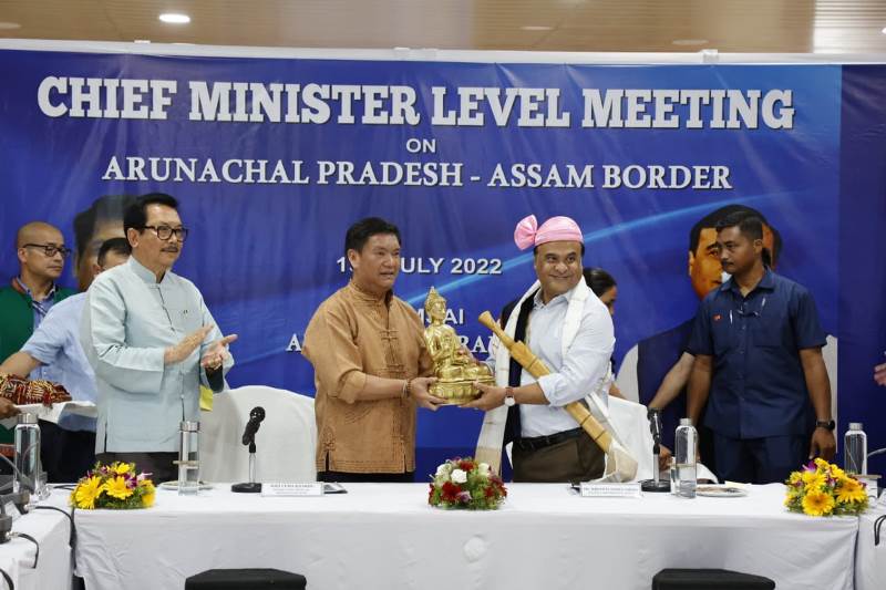 CM level talks on Assam-Arunachal border dispute conclude with signing of ‘Namsai Declaration’