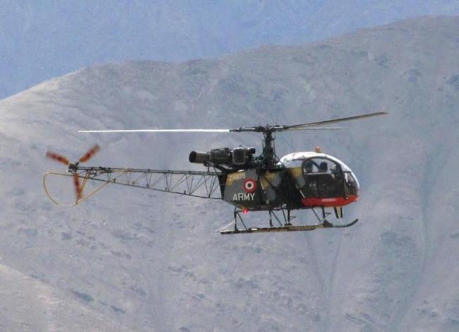 Indian Army chopper crashes in Jammu and Kashmir