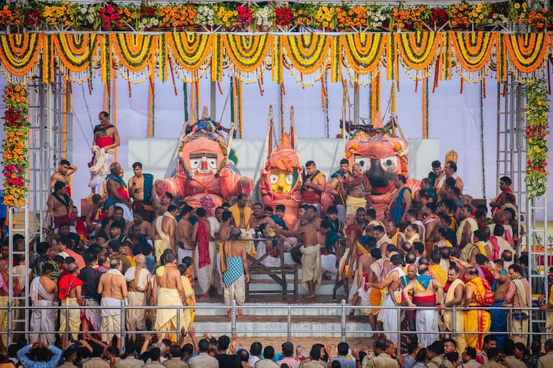 After 2-year gap due to Covid-19, Snana Yatra rituals at Snana Mandap in Puri Srimandir performed