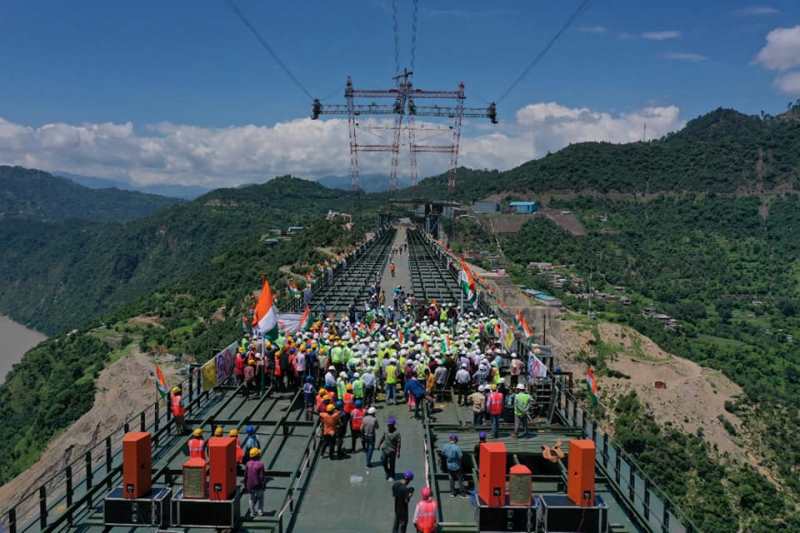 Jammu and Kashmir: Golden Joint of Chenab Bridge inaugurated, locals elated