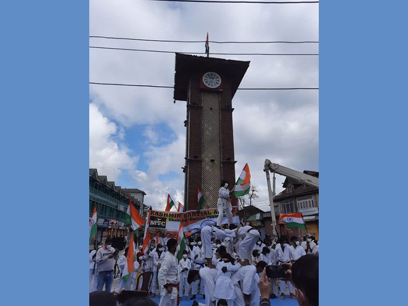 JK creates history: Indian flag hoisted on top of Srinagar's Clock Tower