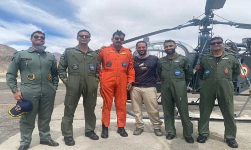 Israeli national rescued by IAF in Ladakh