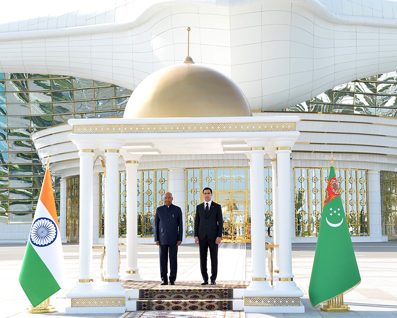 India, Turkmenistan sign four projects during President Kovind's visit