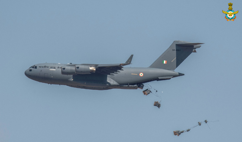India Air Force conducting HADR Exercise Samanvay 2022