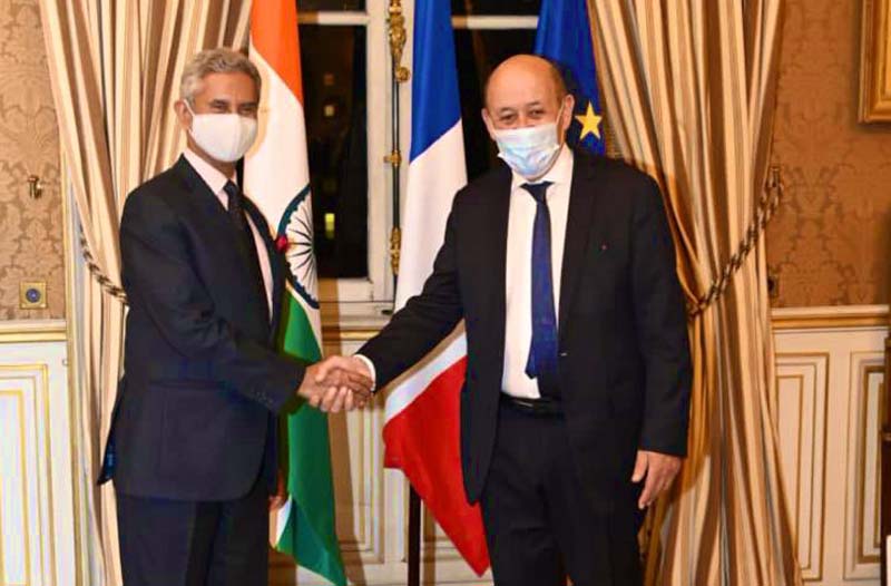 Jaishankar meets Jean-Yves Le Drian during visit to France, discusses ways to enhance strategic partnership
