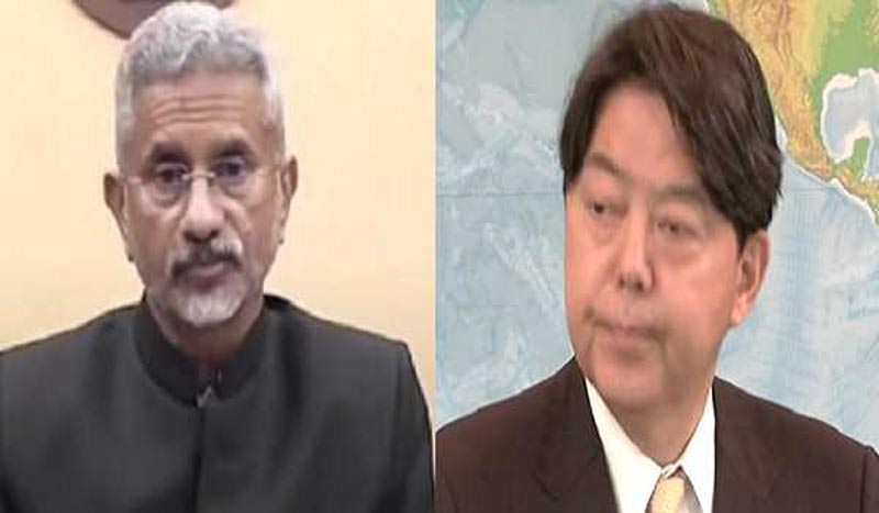 S Jaishankar discusses COVID-19 situation, Quad with Japanese Foreign Minister Hayashi Yoshimasa