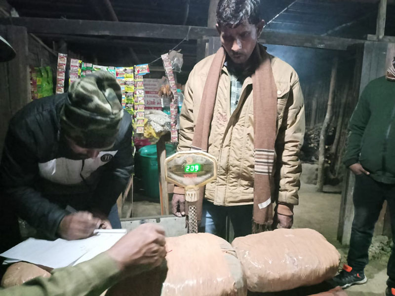 Police seize 11 kg of ganja from passenger bus in Assam’s Karimganj