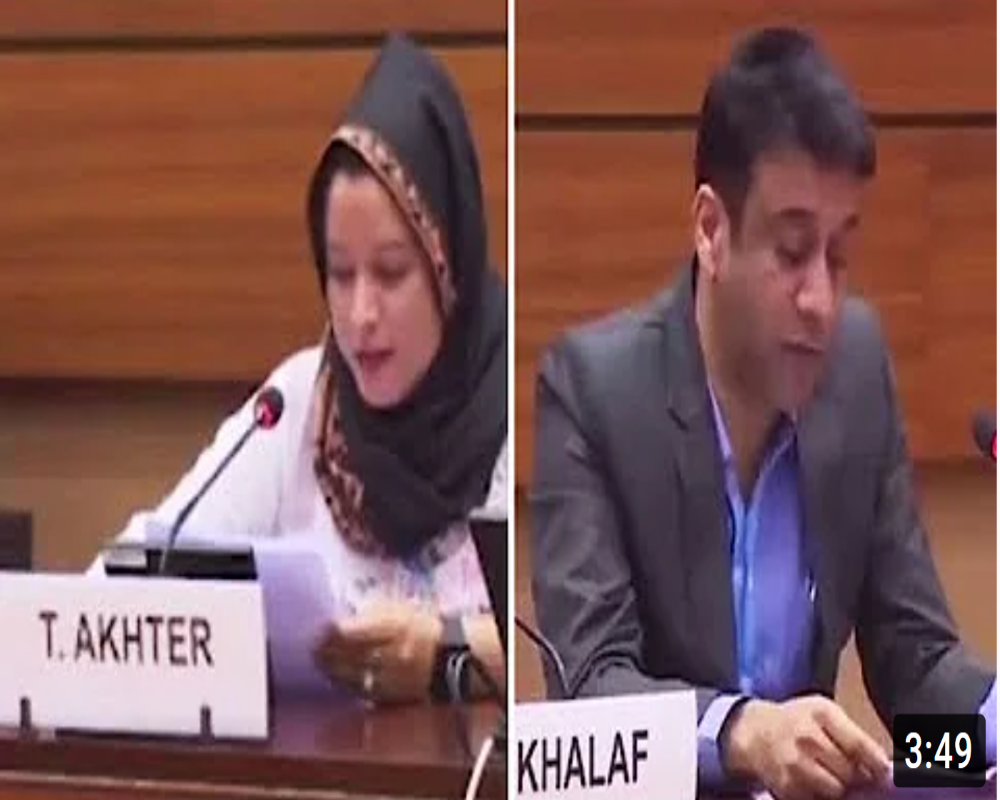 Victims of Pak-sponsored terrorism in Kashmir highlight their plight at UNHRC event