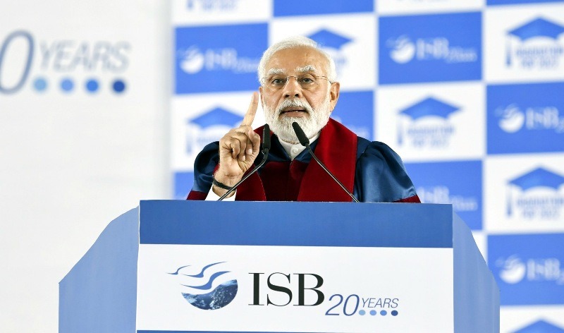 Link your personal goals with that of country: PM Modi tells Hyderabad B-school graduates