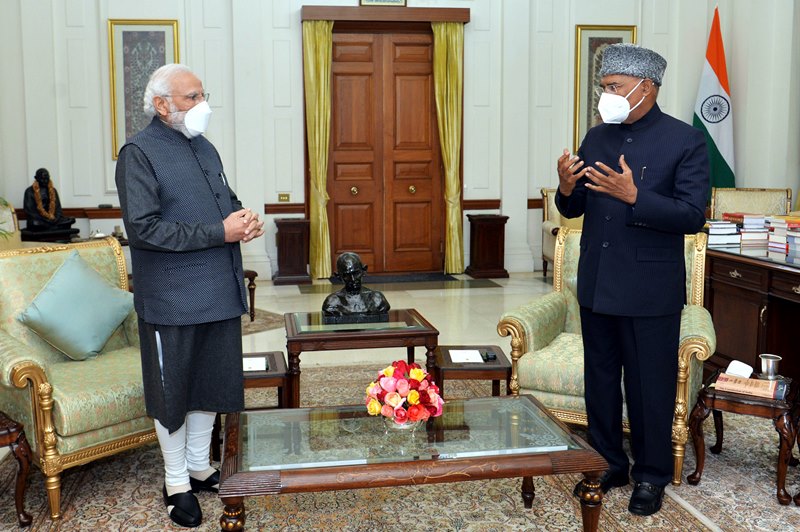 PM Modi meets Prez Kovind, gives a first-hand account of his security breach in Punjab