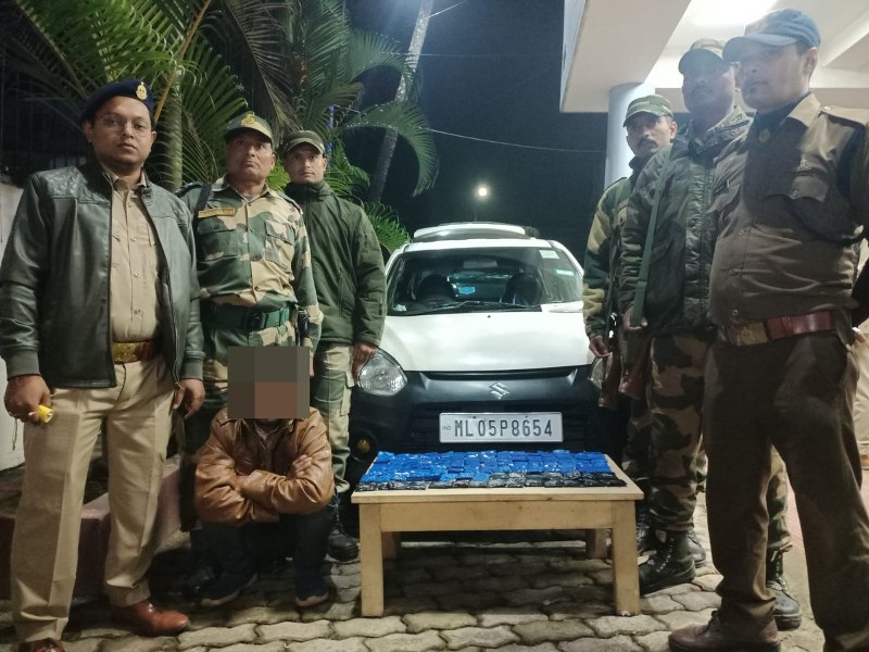 BSF seizes Yaba tablets worth Rs 1.70 crore in Assam's Cachar district