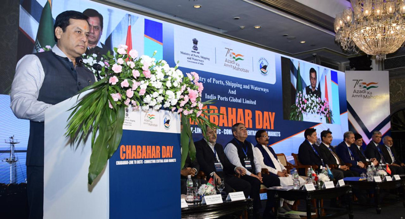 India to work towards unlocking trade potential with Central Asia through Chabahar Port: Union Shipping Minister