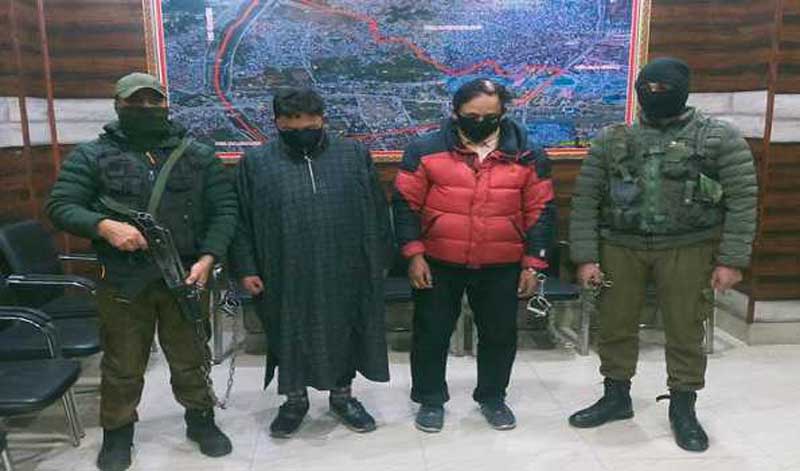 Jammu and Kashmir: Police arrest 2 extortionists in Srinagar