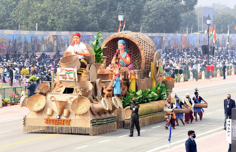 Meghalaya wins third prize for its tableau at Republic Day parade in Delhi