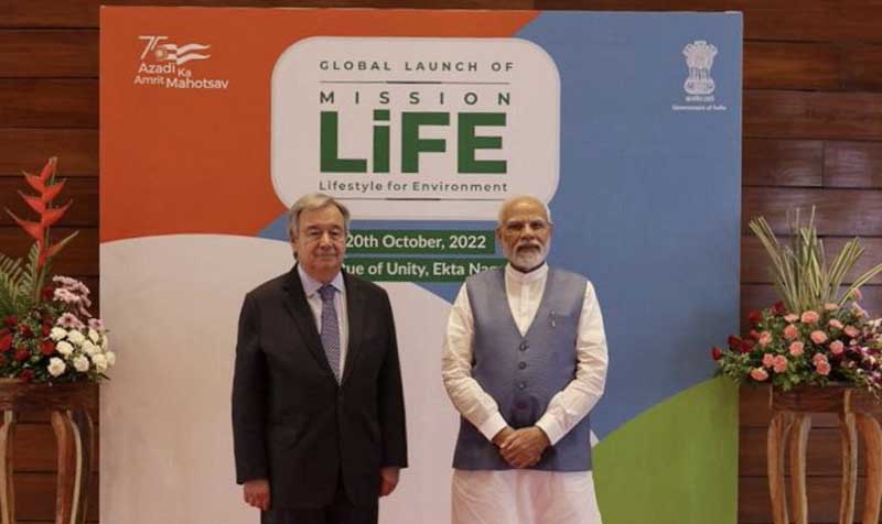 Antonio Guterres meet Narendra Modi, appreciates India's ambitious initiatives in the area of climate action