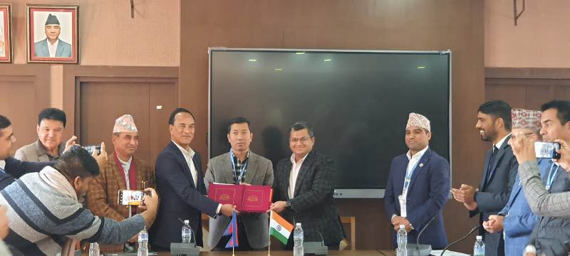 Indian Embassy, Nepal govt sign MoUs in education, health care and drinking water sectors