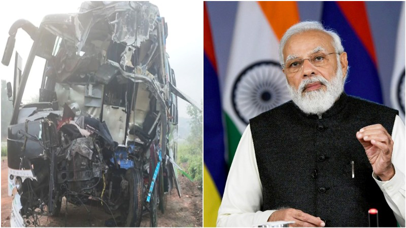 7 dead, 26 injured in road accident in Karnataka's Hubli; PM Modi condoles loss of lives, announces compensation