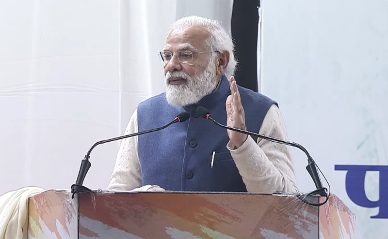 PM Modi inaugurates Netaji's hologram statue at India Gate, says efforts were made to remove contributions of many great personalities after independence
