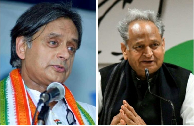 It is Shashi Tharoor vs Ashok Gehlot in Congress Prez polls