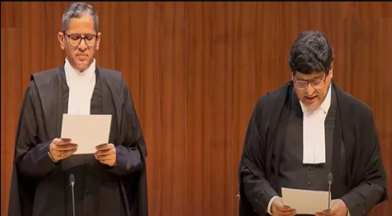 CJI Ramana administers oath to 2 justices as Supreme Court judges