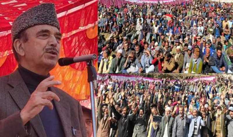 Will continue fight for J&K’s Statehood, land, job rights: Ghulam Nabi Azad