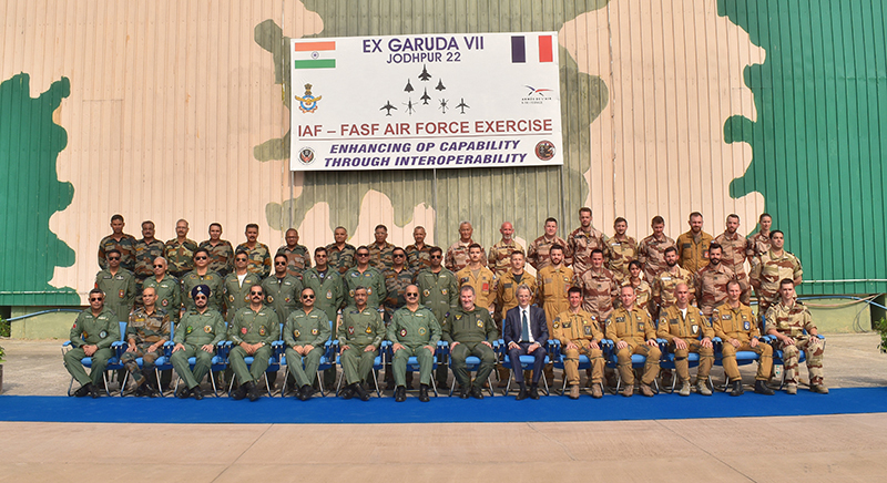 Jaipur: Indo-French bilateral air exercise Garuda-VII concludes