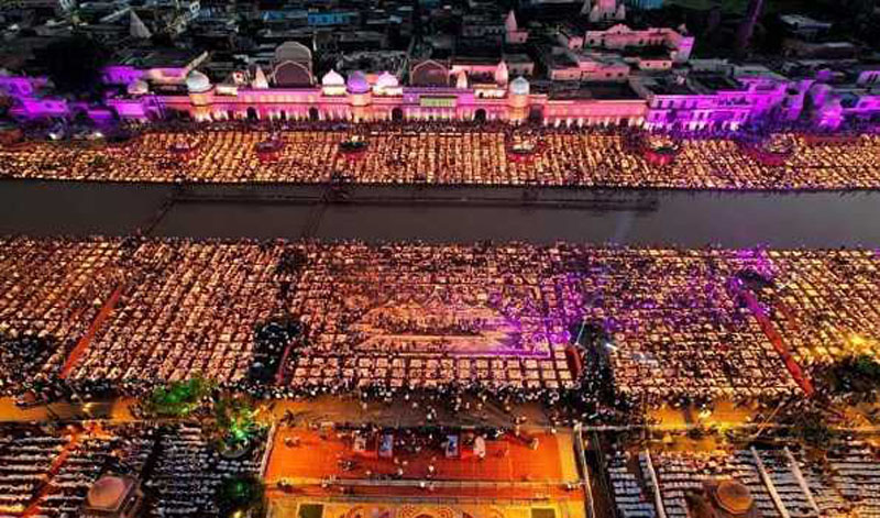 Uttar Pradesh: Deepotsava in Ayodhya creates new world record with 15.76 lakh lamps