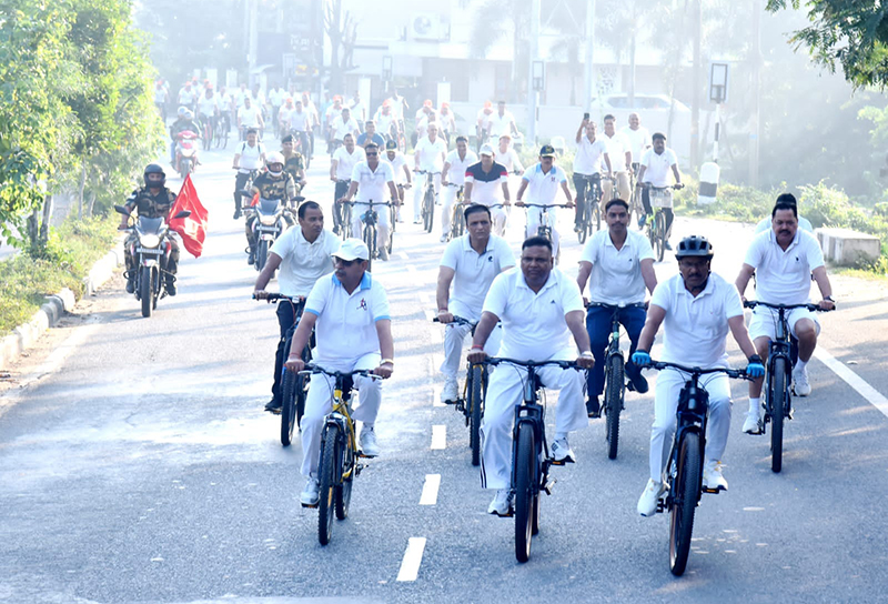 BSF organizes cycle rally during 'Vigilance Awareness Week-2022'