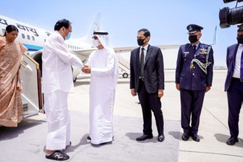 Naidu visits UAE to convey condolences on passing away of Sheikh Khalifa bin Zayed Al Nahyan