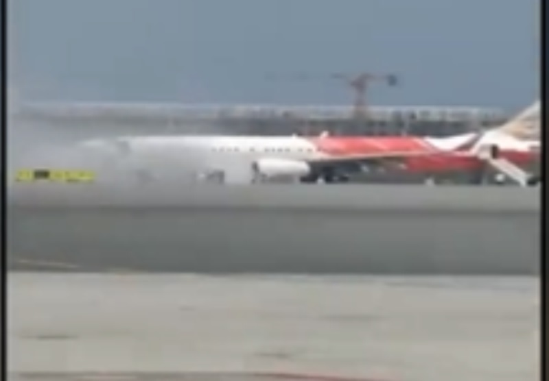 Muscat-Kochi Air India Express flight aborted after smoke detected in engine
