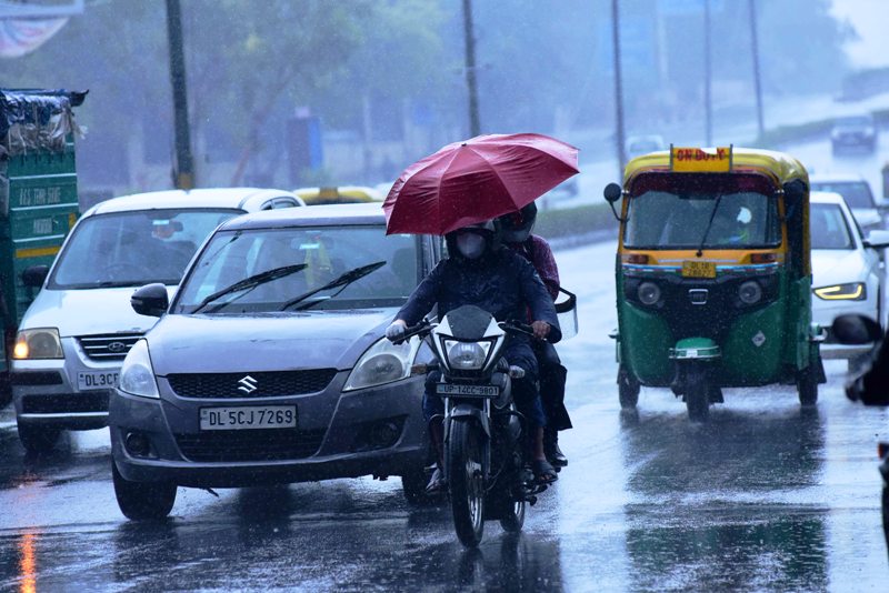 Heavy rains batter Delhi causing waterlogging across several areas