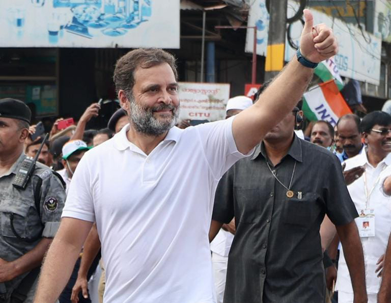 Rahul Gandhi's Bharat Jodo Yatra resumes with massive turnout in Kerala's Pandikkad