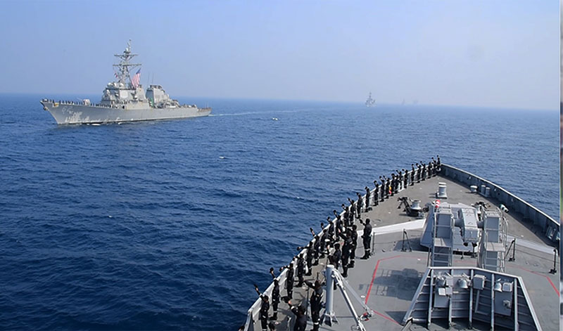 Naval exercise Milan 22 ends
