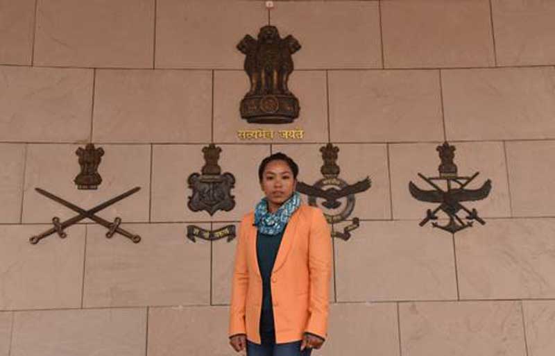 India's 'silver girl' Mirabai visits National War Memorial