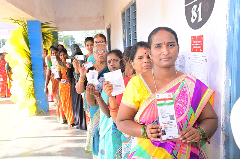 Telangana elections 2023: 36.68% voter turnout recorded in Telangana till 1 pm