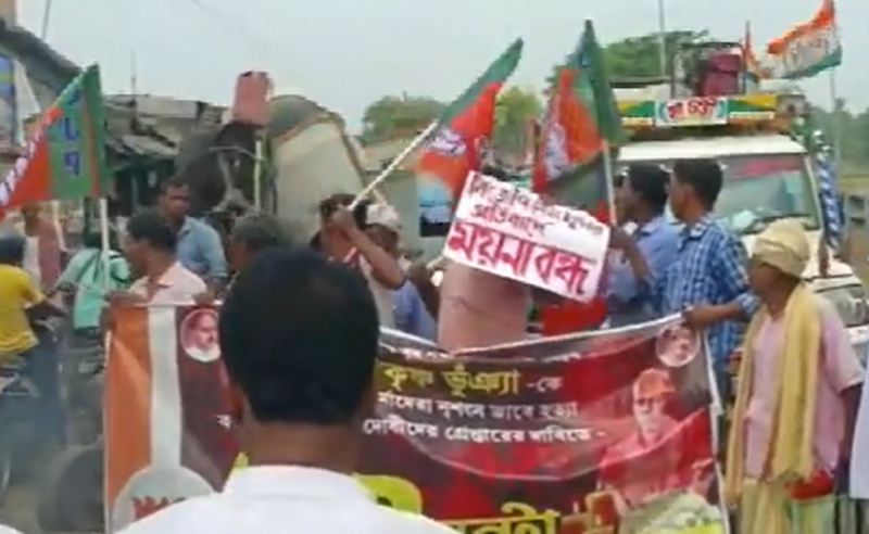 Bengal: BJP-sponsored 12-hour bandh in Moyna over death of party activist
