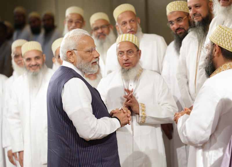 Prime Minister Modi interacts with the Indian community in Egypt