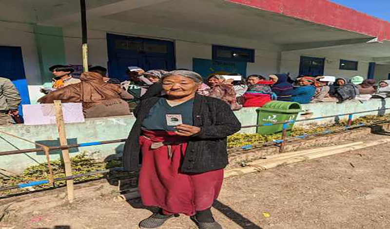 Nagaland: Over 35 percent voting till 11 am