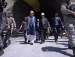 Jammu and Kashmir: Nitin Gadkari inspects Zojila Tunnel